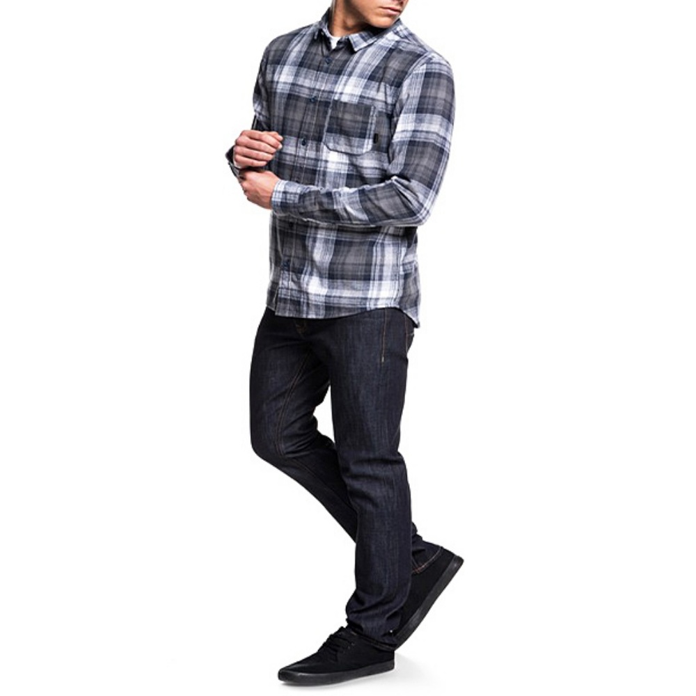 Quiksilver Fatherfly Long Sleeve Plaid Shirt - Picture 2 of 8